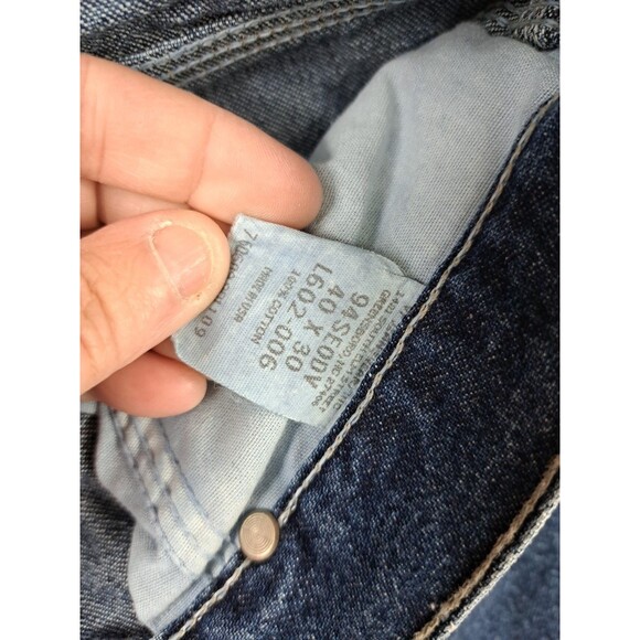 Wrangler Carpenter Jeans Mens Size 40 x 27*  Blue Workwear - Picture 5 of 8